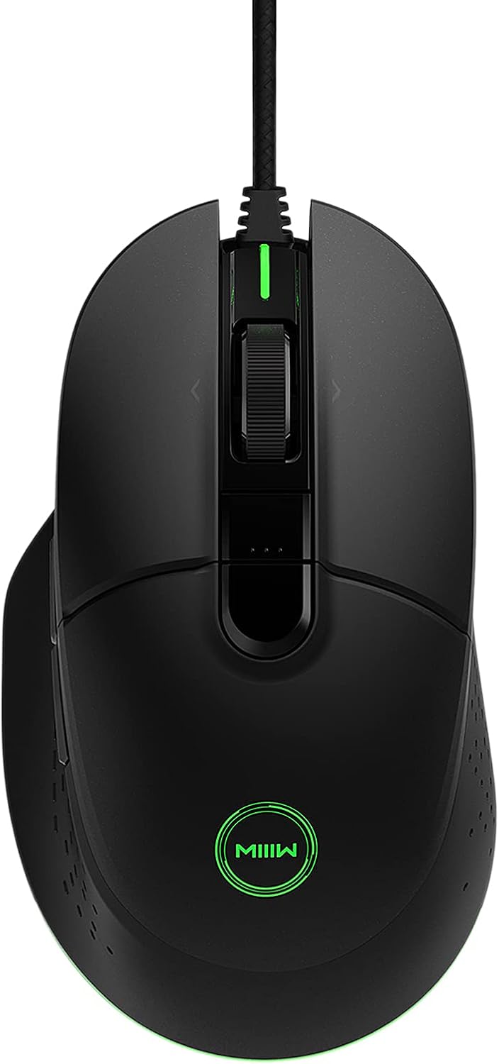 Wired Gaming Mouse with High Precision Optical Sensor, 7200DPI, 8 Programmable Buttons P839