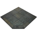 Natural Smokey Slate Single Cut Corner Hearth Pad B233