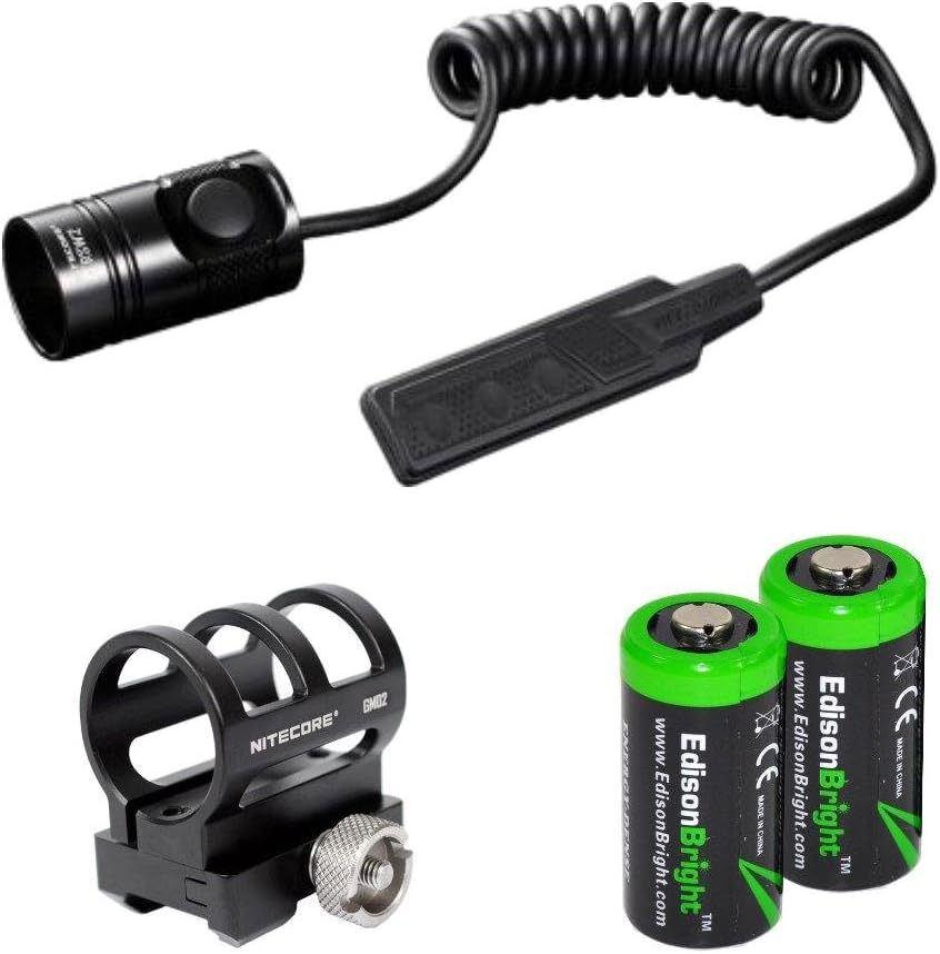 800 Lumen CREE XM-L2 LED Tactical Flashlight with Pressure Switch and Weapon Mount Z878240
