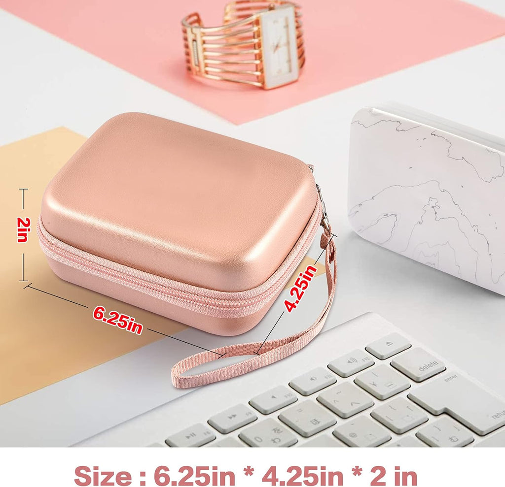 Case Compatible with HP Sprocket Select Portable/ 2nd Edition Instant Photo Printer, Travel Carrying Organizer Holder Fits for Zink Photo Paper, USB Cable and More Accessories(Box Only) Pack of 2 E402
