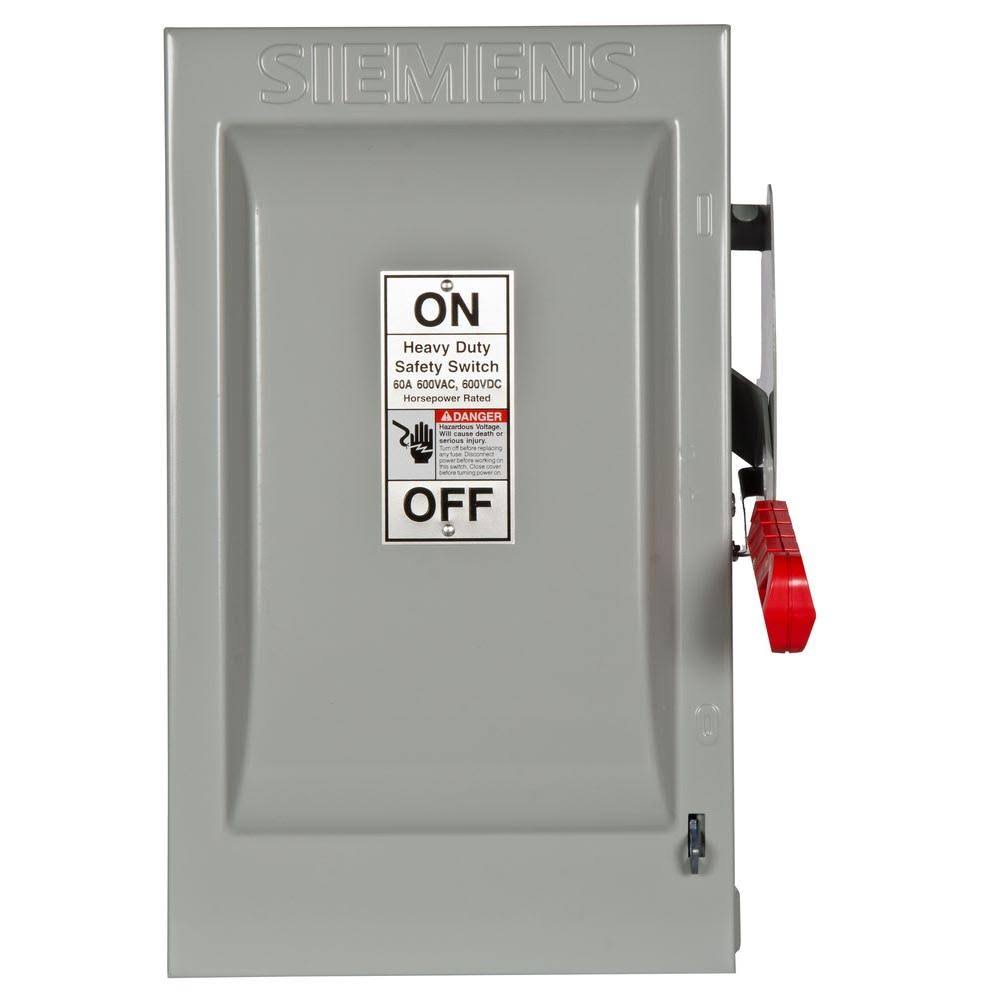 60 Amp 600VAC Safety Switch 3PST Z800913