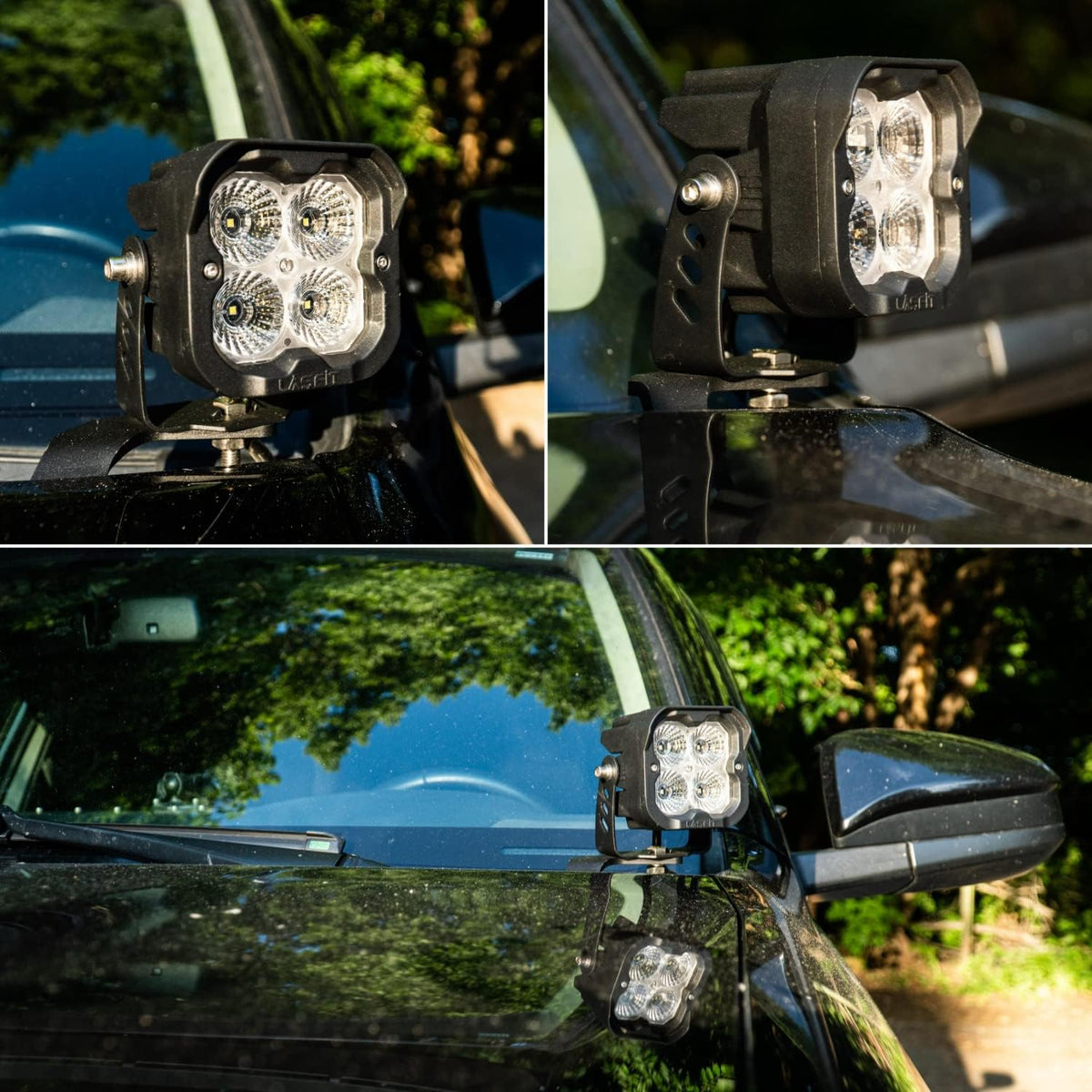 3 inch LED Pods Flood Beam Off Road 36W White, Pair T493