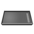 Trench Shower Pan, 42x22 W x 36x22 D, Brushed Nickel J646