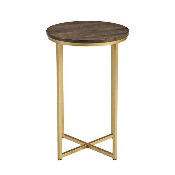 Mid Century Modern X-Base Side Table L20271
