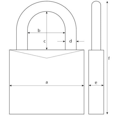 Keyed Padlock K388