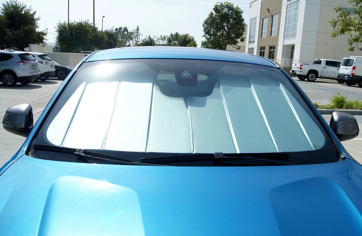 Custom Fit Leatherette Windshield Sun Shade Protector Z63987