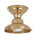Polished and Lacquered 4 inch Fitter Schoolhouse Fixture J911675