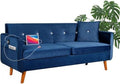 Light G Chenille Tufted 2-Seater Loveseat Sofa with USB Charging Ports R228976