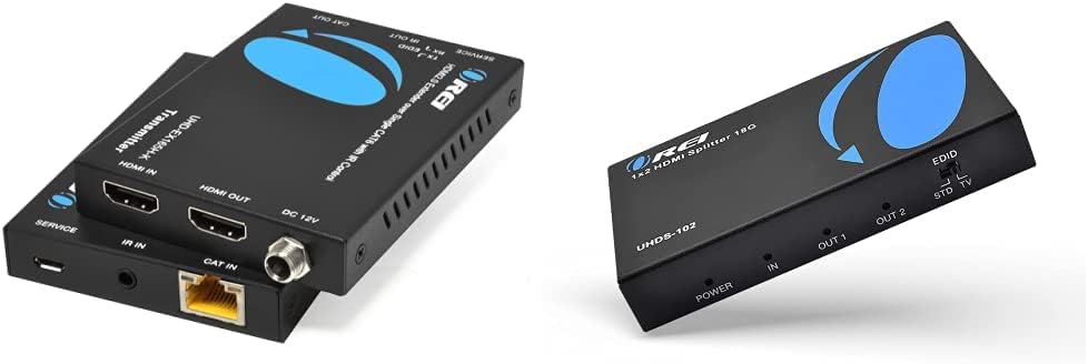 HDMI Extender UltraHD Over Single Cat6/Cat7 Cable 4K @ 60Hz with HDR & IR Control G612