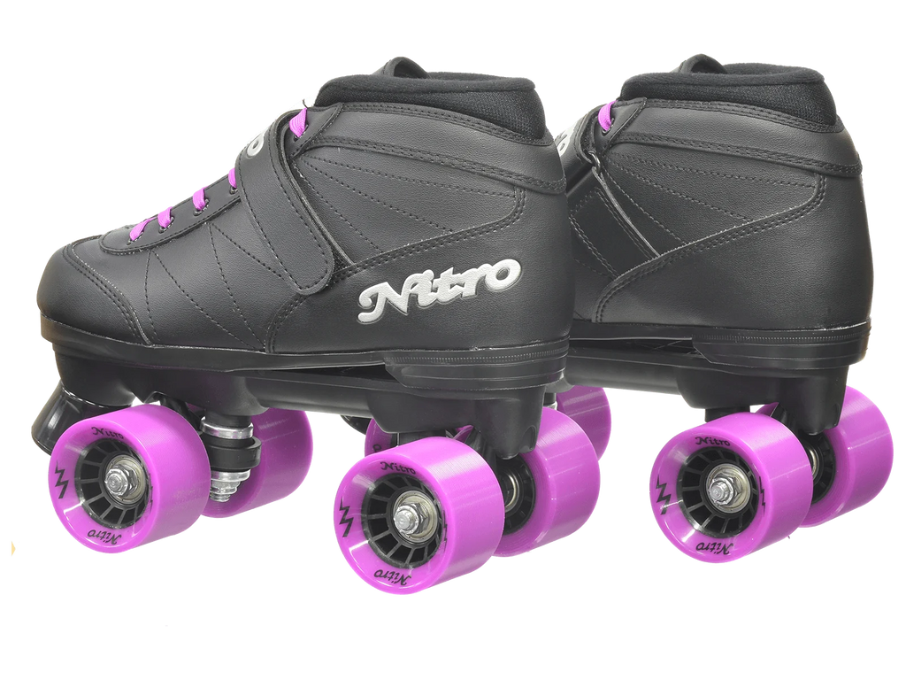 Purple Quad Speed Roller Skates O874