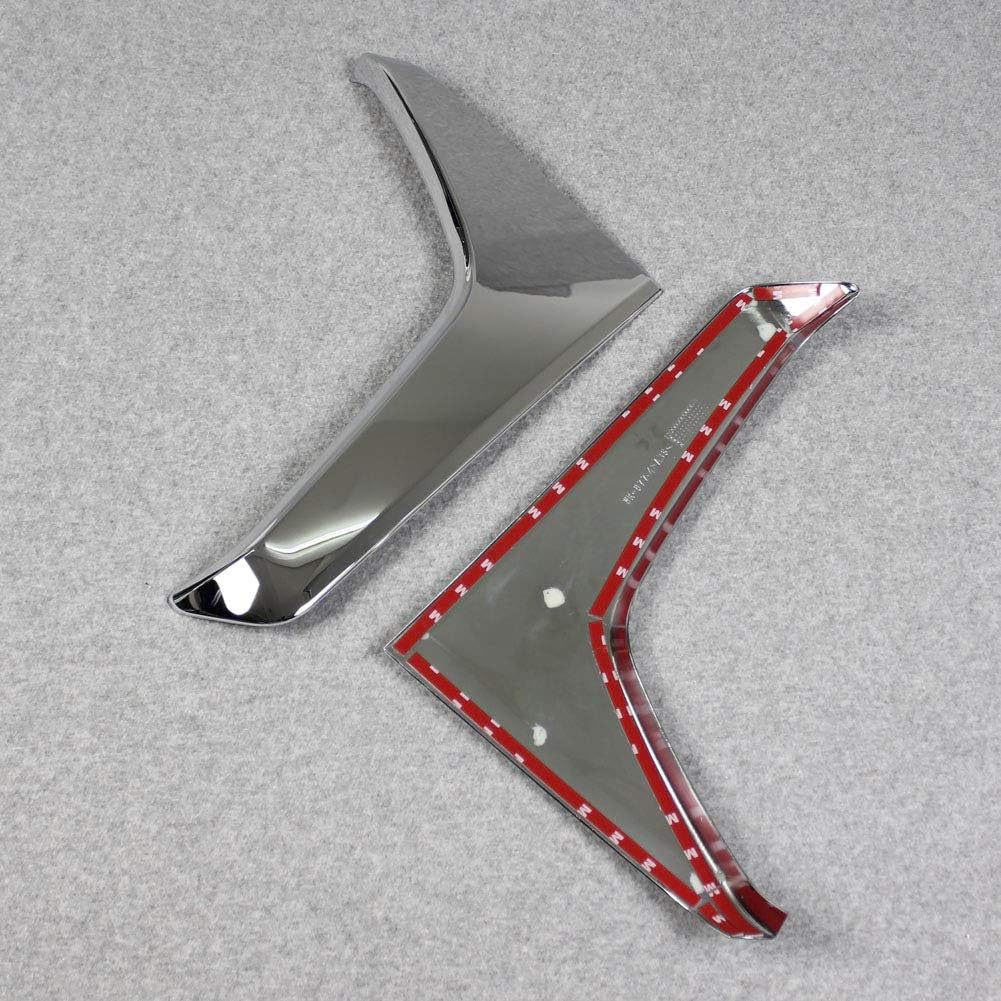 Chrome Rear Spoiler Wing Window Cover Trim Pack of 2 C5441
