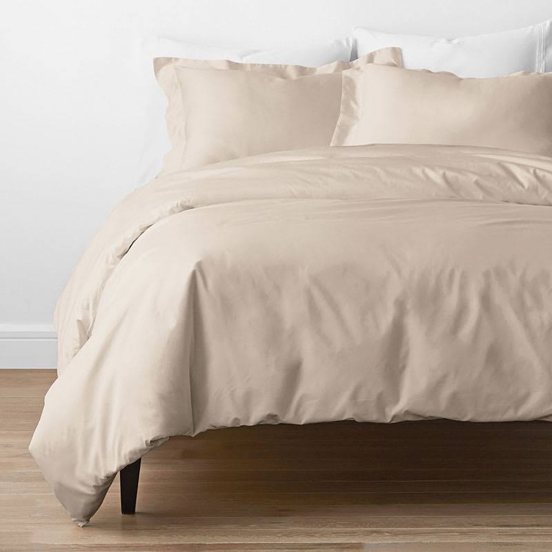 Brown Egyptian Cotton Sateen Full Duvet Cover W151416