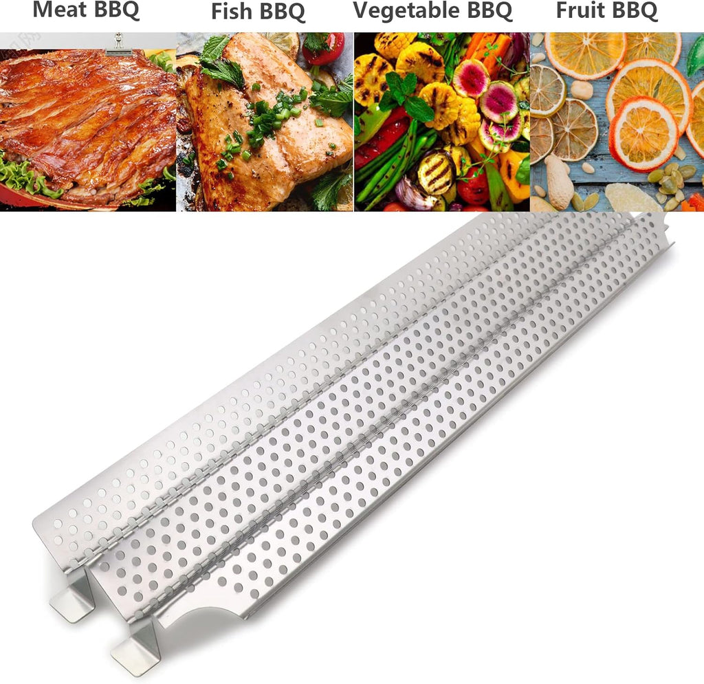 Stainless Steel Grill Heat Plates, 4 Pack A474610