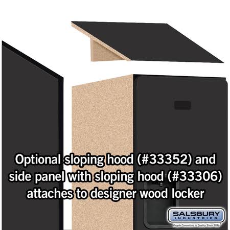 Black Wood Locker E193091