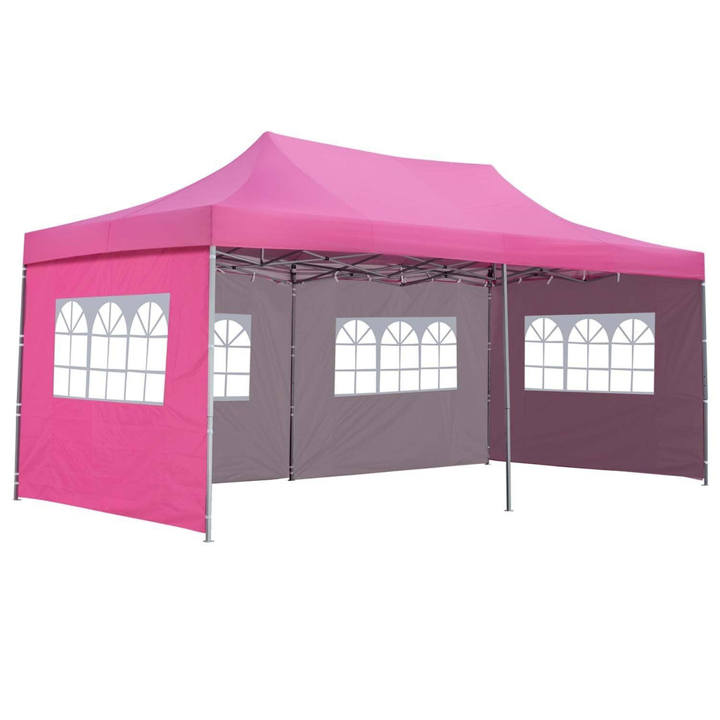 White 10x20 ft Pop Up Canopy Tent Z490