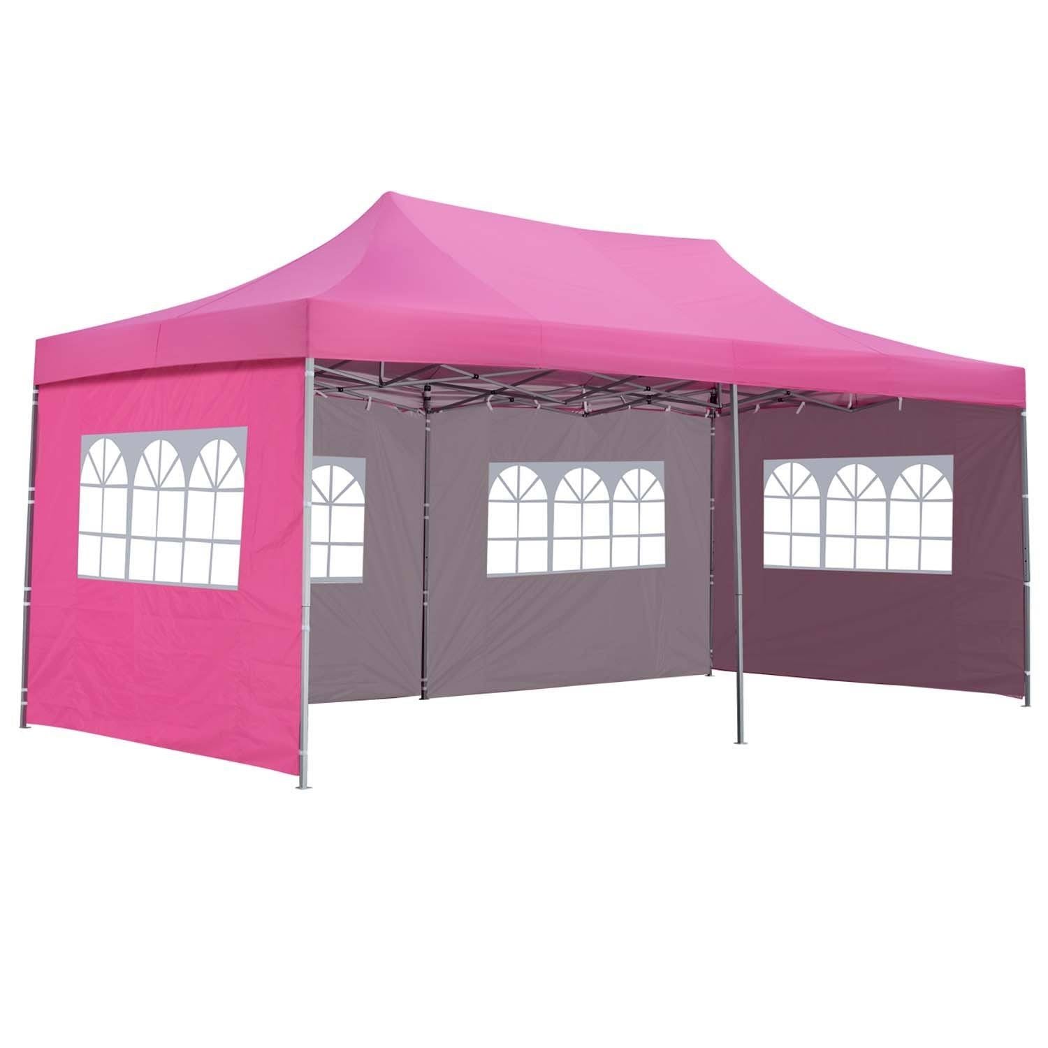 White 10x20 ft Pop Up Canopy Tent Z490