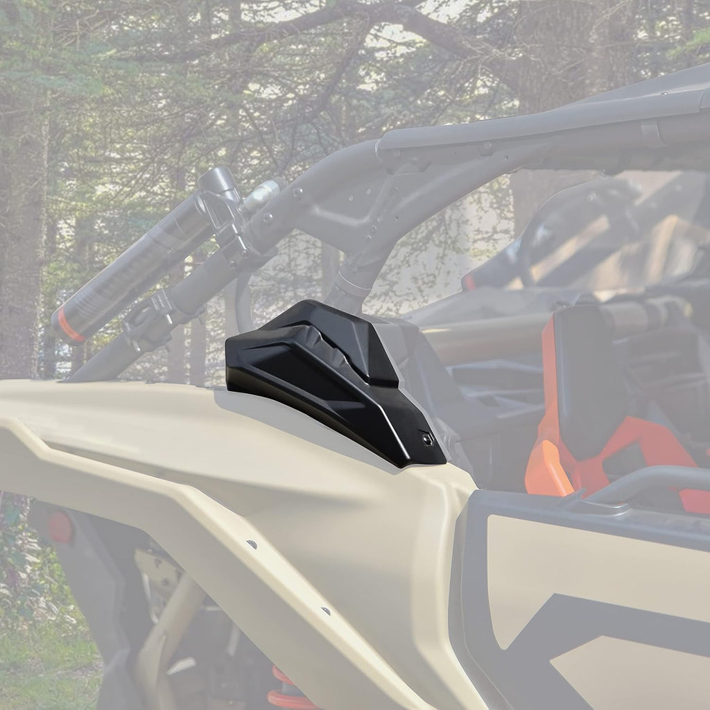 Rear Cage Trim Plastic Cover for Maverick X3, C Pillar Protection Shield Guard Plate, 2PCS X1182