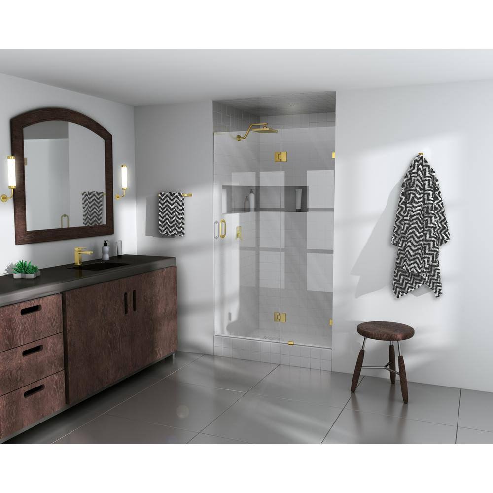39.25x22 W x 78x22 H Hinged Frameless Shower Door M873361