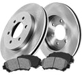 6 Lug Brake Disc Rotors and Metallic Brake Pads W881