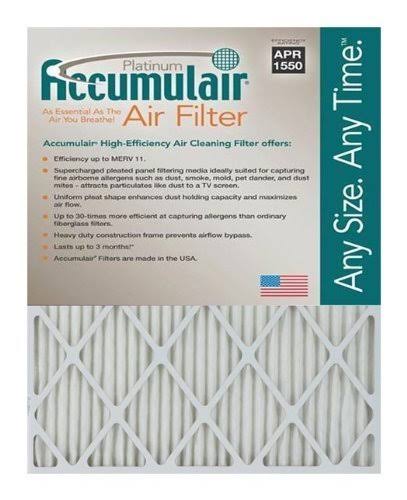 16.25x21.25x1 MERV 11 Air Filter (6 Pack) Z6909