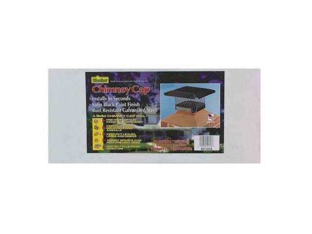 Black Steel Chimney Cap Z307315