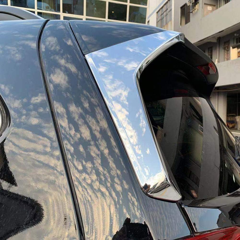 Chrome Rear Spoiler Wing Window Cover Trim Pack of 2 C5441