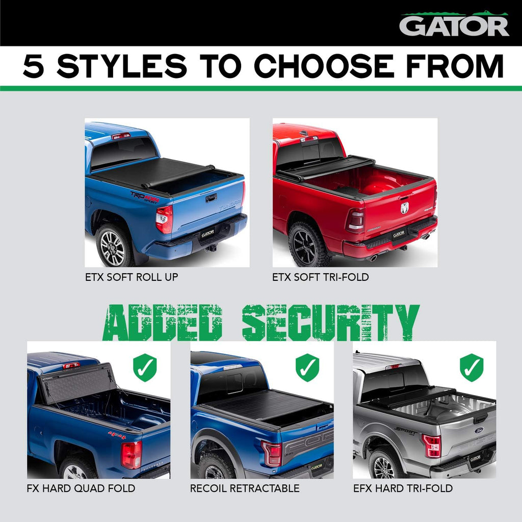Hard Tri-Fold Truck Bed Tonneau Cover for 2002 - 2018, 2019/20 Classic Dodge Ram 1500 w/o RamBox 5' 7" Bed (67.4") Y8699