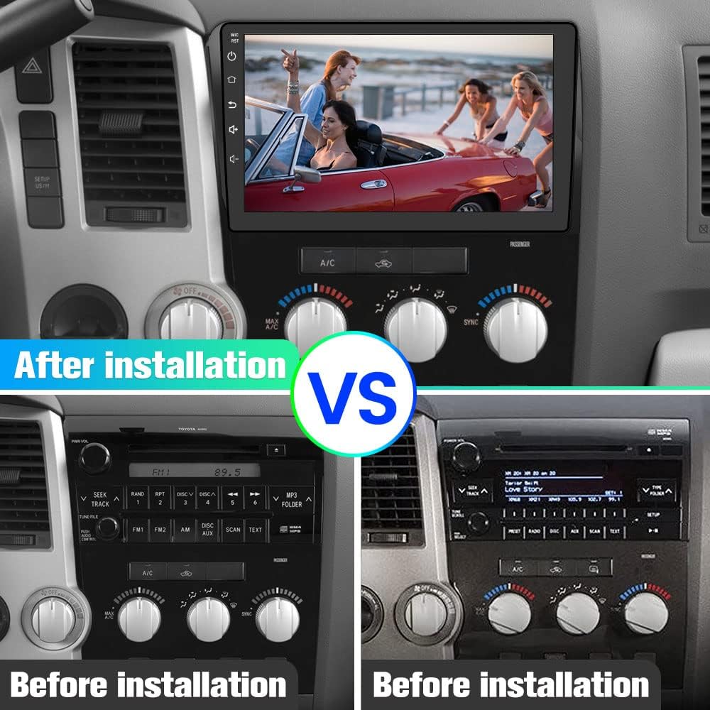 9 Inch Touch Screen Car Radio Stereo with Carplay Bluetooth Navigation L7644