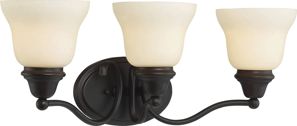 3 Light Bath Bar, English Bronze P52386