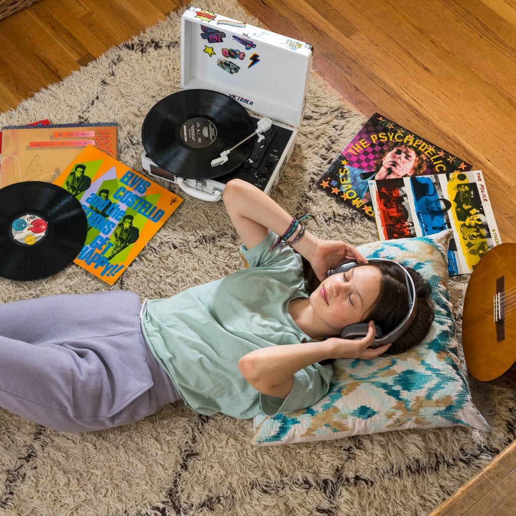 Canvas Suitcase Turntable Y79659
