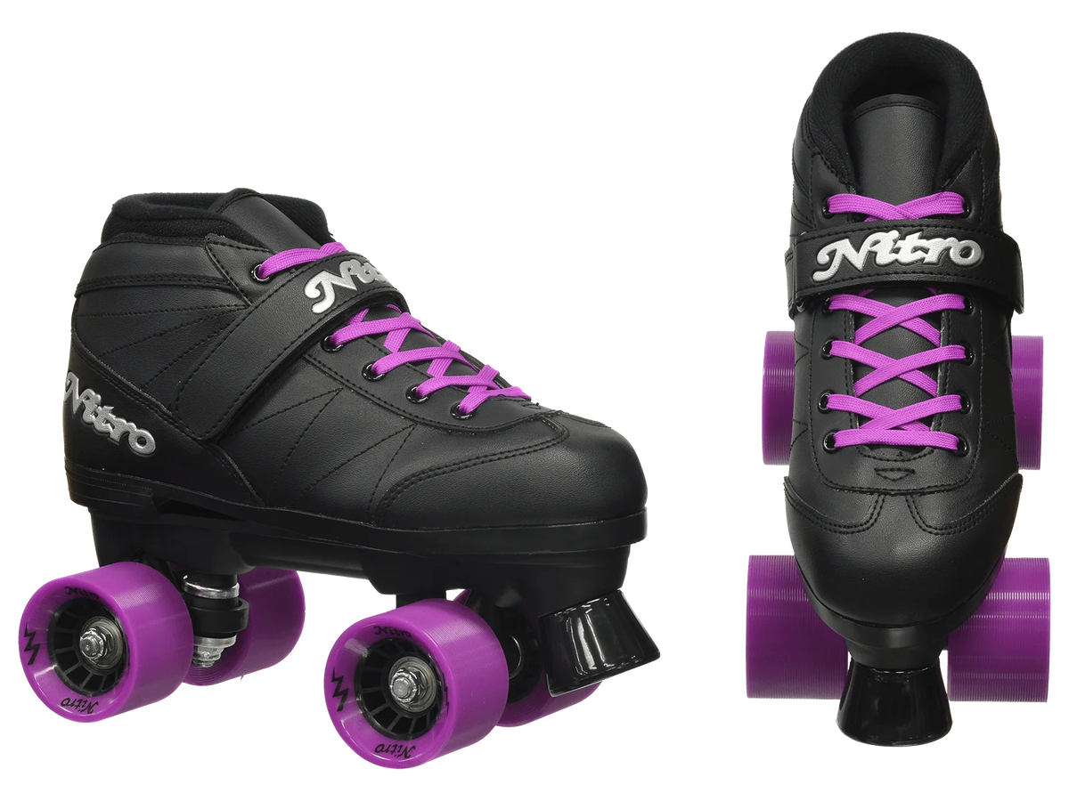 Purple Quad Speed Roller Skates O874