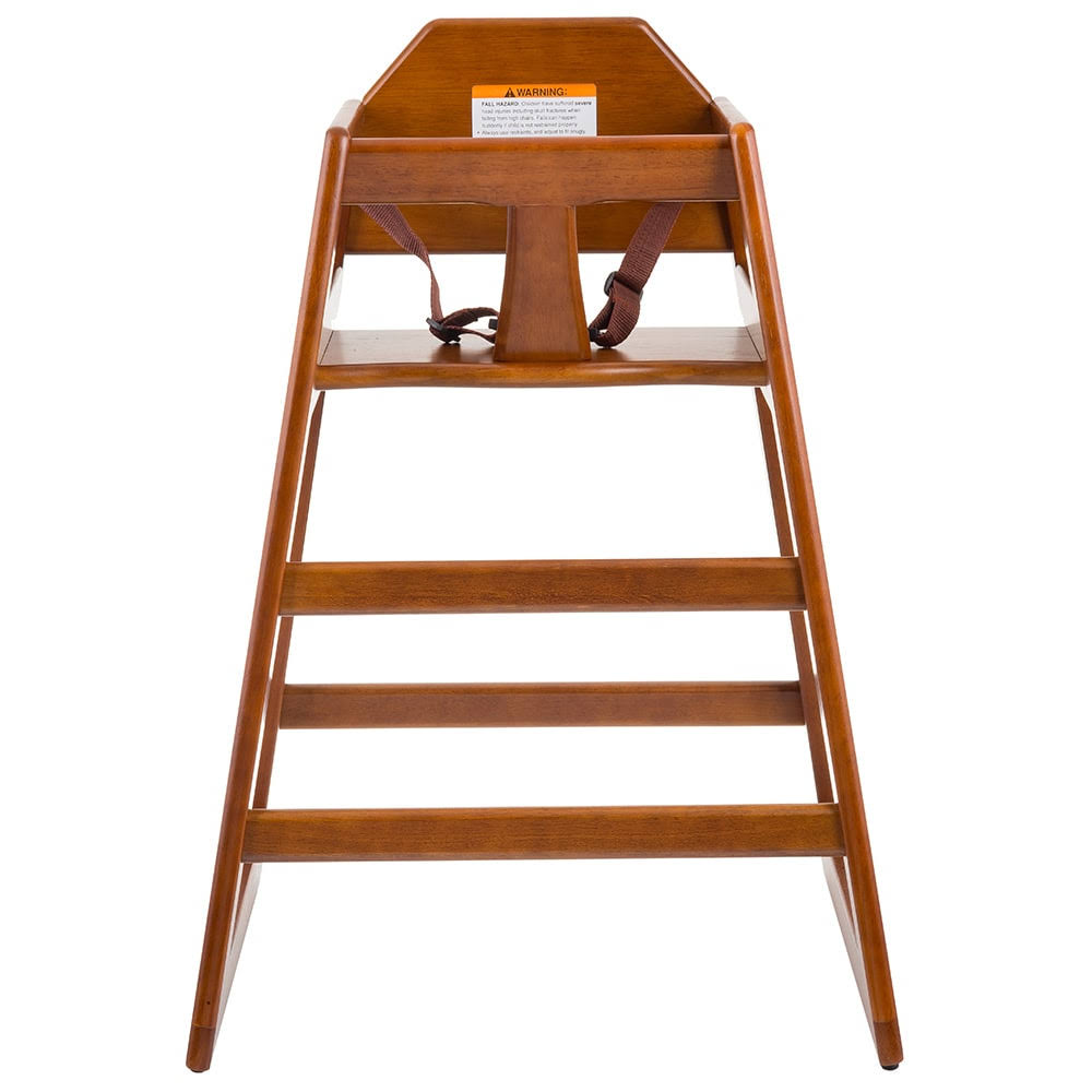 Natural Wood High Chair E3911