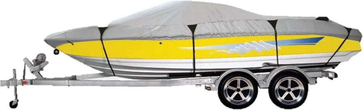 600 Denier Boat Cover for Bass Boats Fish Ski Boats 16Ft to 18.5Ft M70352