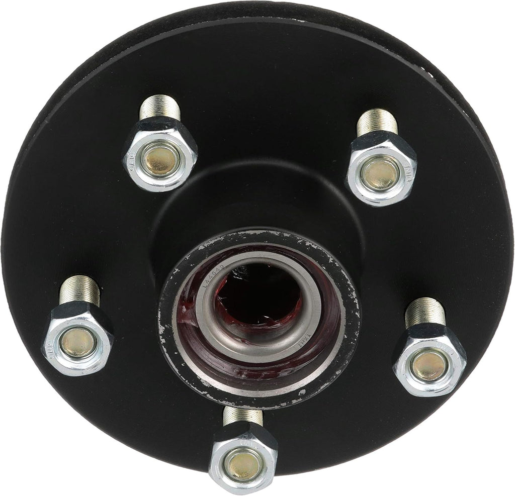 Black Painted Tapered Boat Trailer Wheel Hub Kit Pack of 2 B1289