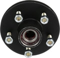 Black Painted Tapered Boat Trailer Wheel Hub Kit Pack of 2 B1289