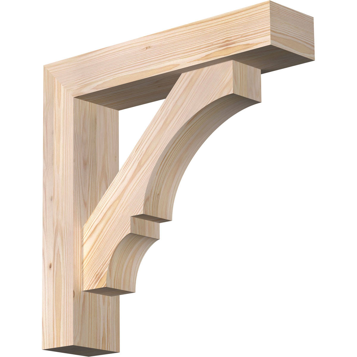 5 1/2x22W x 24x22D x 24x22H Douglas Fir Smooth Bracket S532608