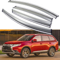 Car Window Visor Vent Shade Deflector Sun/Rain Guard Pack of 2 J60927