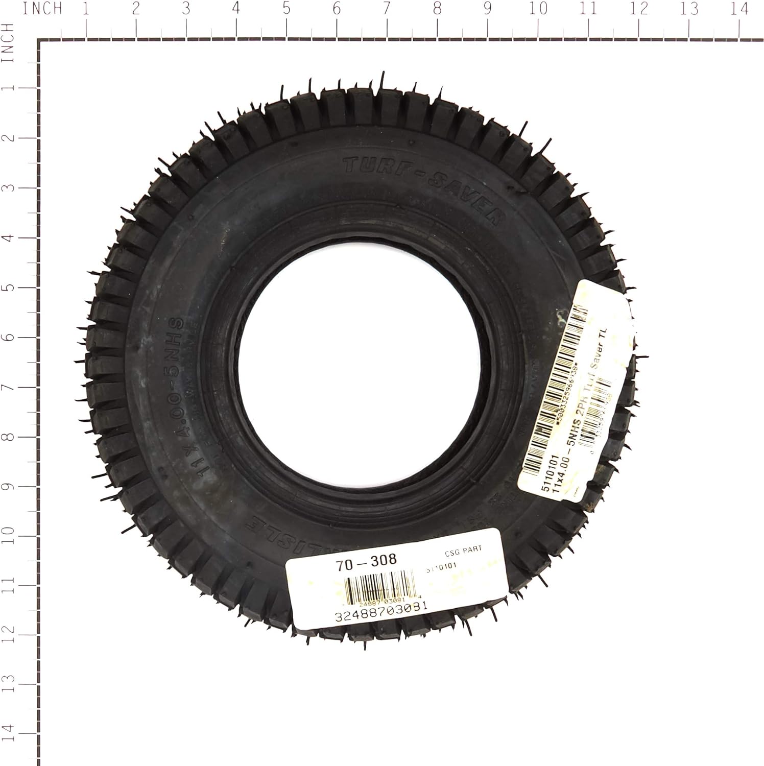 Carlisle Turf Saver Tubeless Tire 2-Ply Pack of 2 I288274
