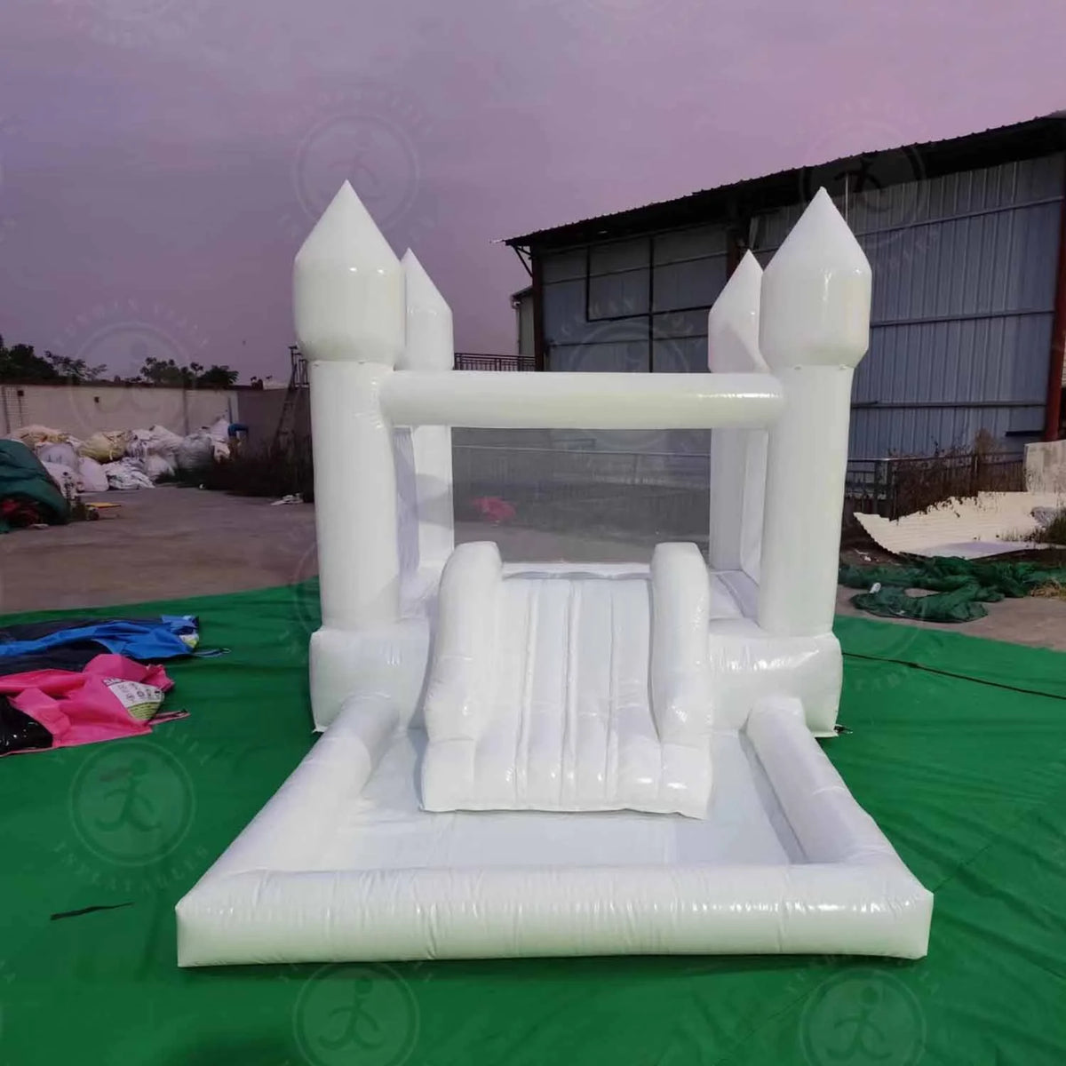 Kids Bounce House PVC Slide Ball Pit 3in1 with Air Blower 13 x 8ft T1249