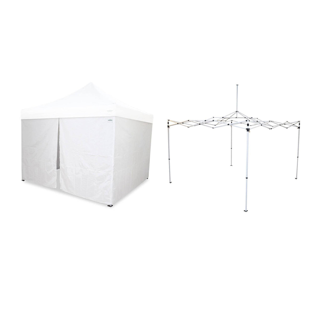 12 x 12 Foot Straight Leg Instant Canopy with Sidewalls H5593
