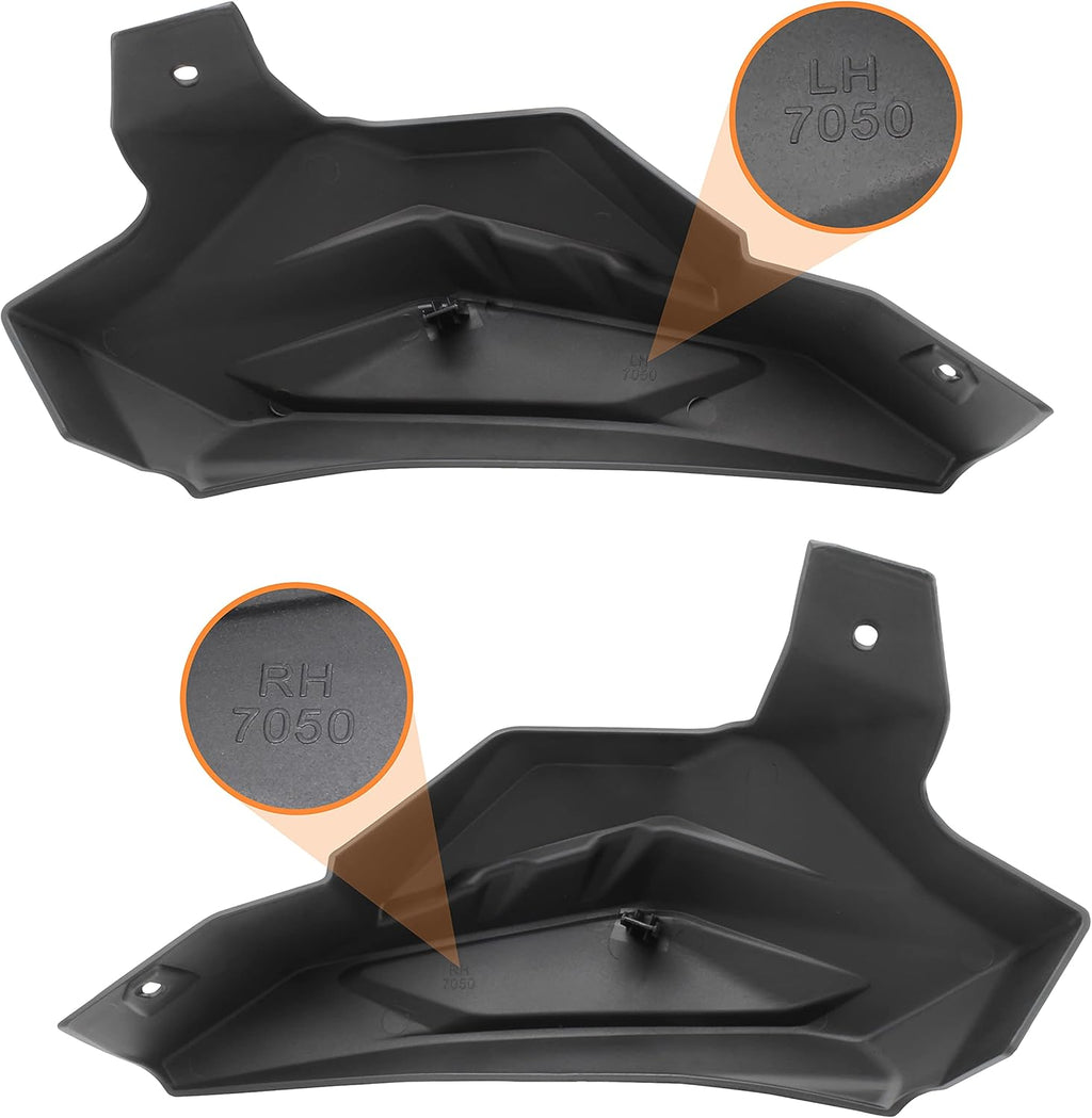 Rear Cage Trim Plastic Cover for Maverick X3, C Pillar Protection Shield Guard Plate, 2PCS X1182