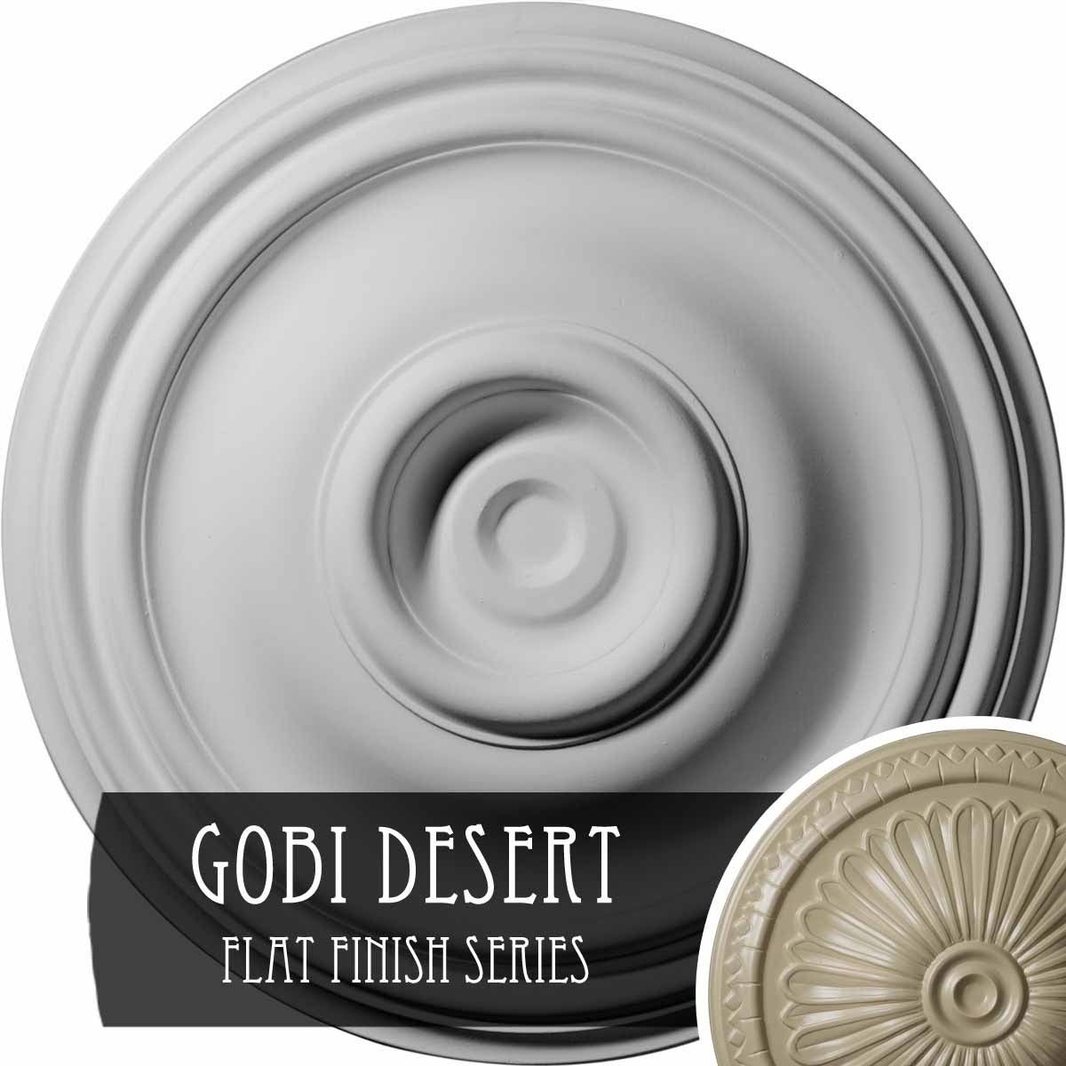 14 3/4x22OD x 1 3/4x22P Traditional Ceiling Medallion E526