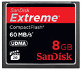SanDisk Extreme CompactFlash 8 GB Memory Card N4071