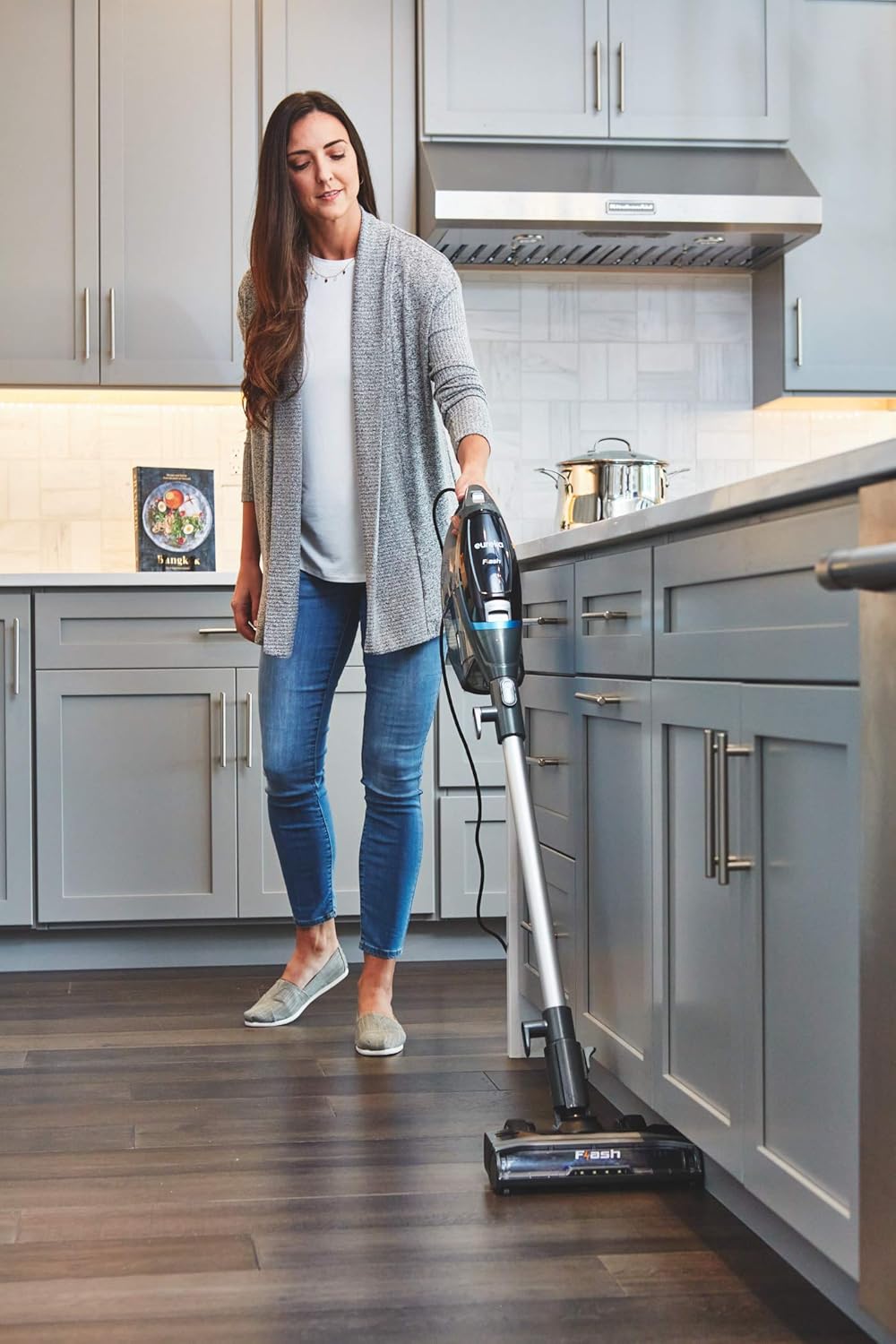Blue 2 in 1 Corded Stick Vacuum Cleaner E160