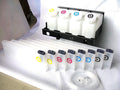 4 Bottles 8 Cartridges Inkjet Printer Ink System T702747