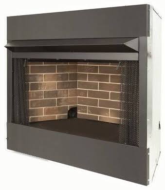 Recessed Wall Mounted Fireplace Insert O4031