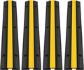 4 Pack Rubber Cable Protector Ramp Heavy Duty Speed Bumps X4502
