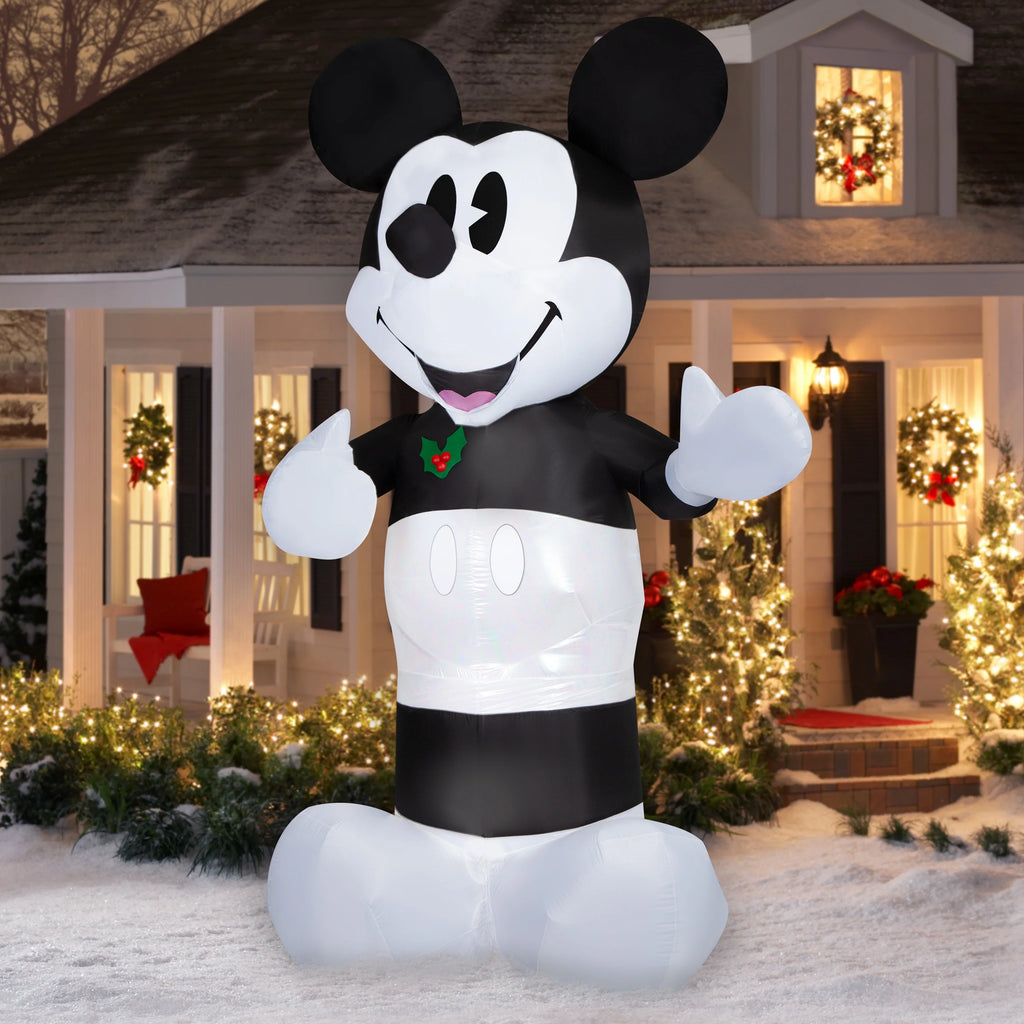 10 foot tall Airblown Inflatables Giant Christmas Mickey Mouse K66794