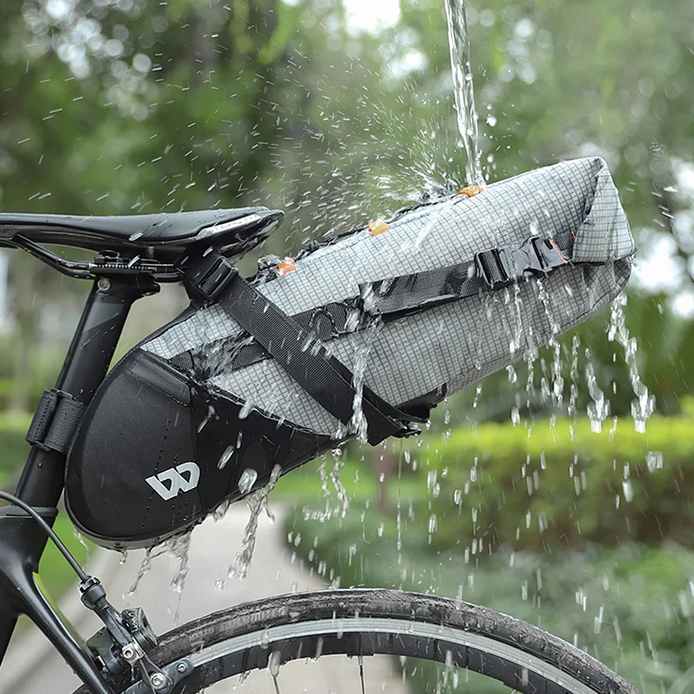 Waterproof Bike Saddle Bag 10L Tail Bag Pannier S12780