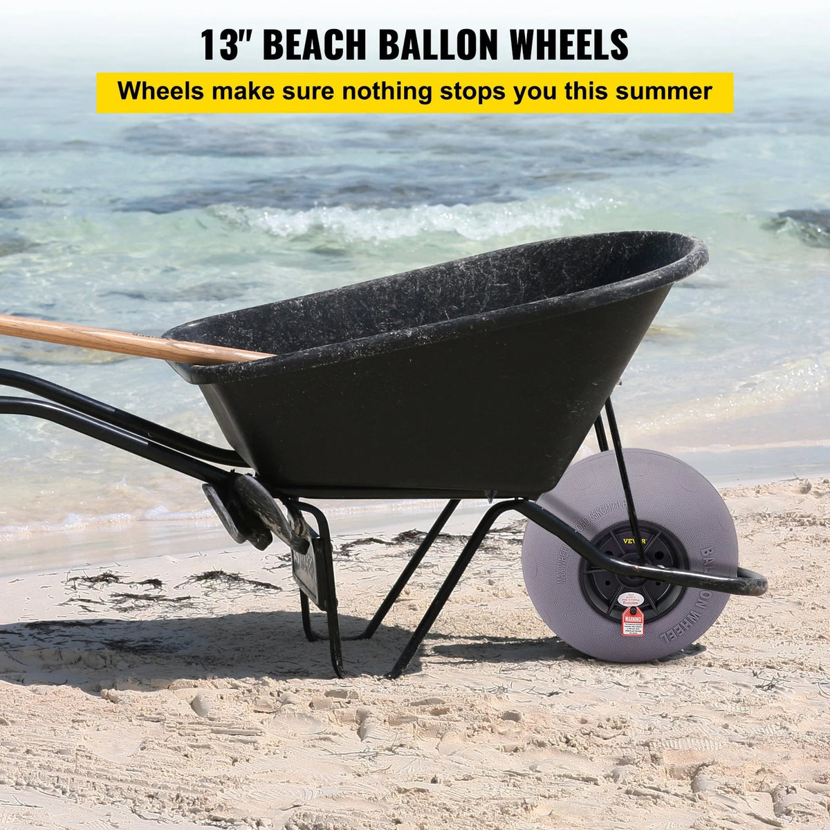 13 in. Replacement Sand Tires, Pack of 2 U706